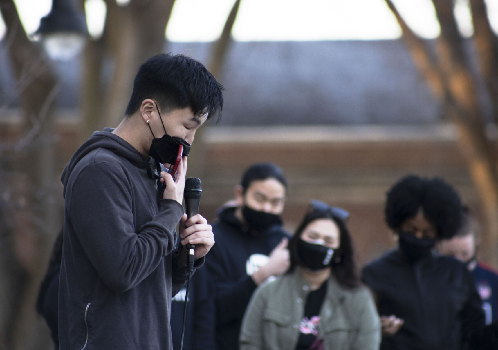Honoring Atlanta Victims Vigil, Chris Chang